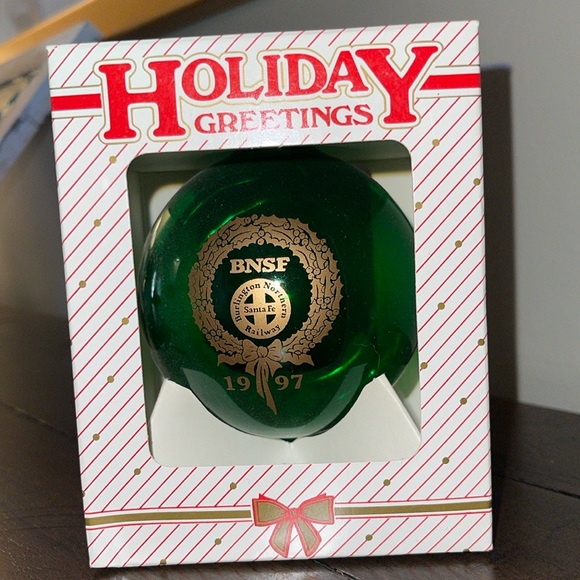 1997 Burlington Northern Santa Fe Ornament - Picture 1 of 3